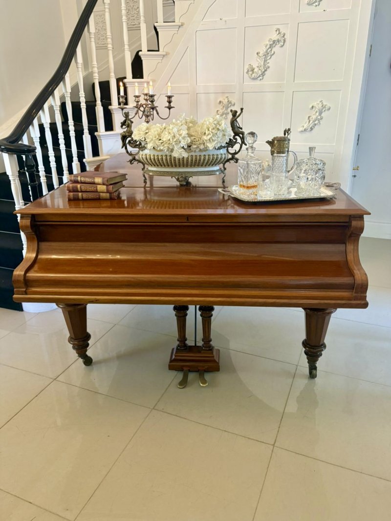 Exceptional Quality Antique C.Bechstein Victorian Rosewood Boudoir Grand Piano Model V (1898) - Image 14